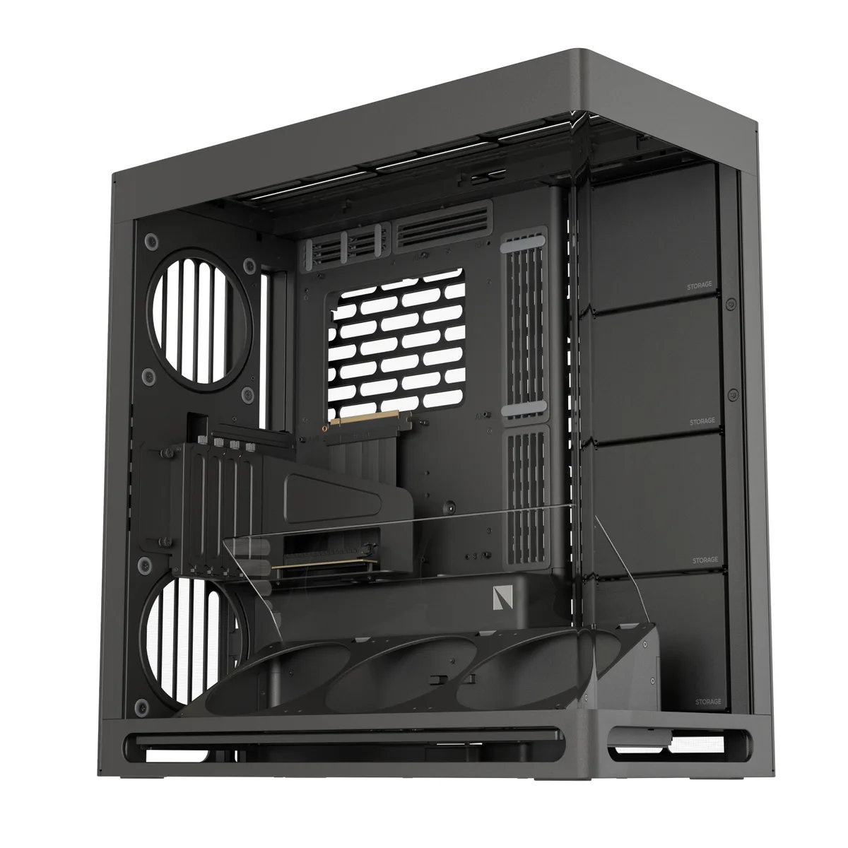 HAVN HS 420 VGPU Premium Mid Tower Case - Black 11