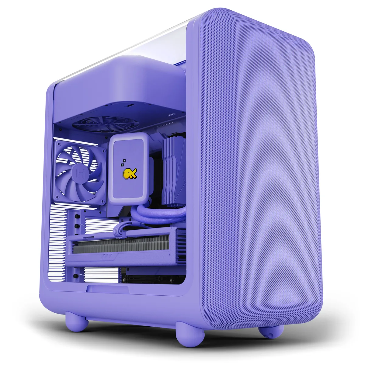 HYTE X50 Modern Performance Mid-Tower ATX Case - SNOW WHITE 2