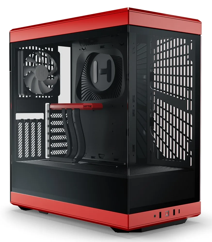 HYTE Y40 Mid-Tower ATX Case - Red