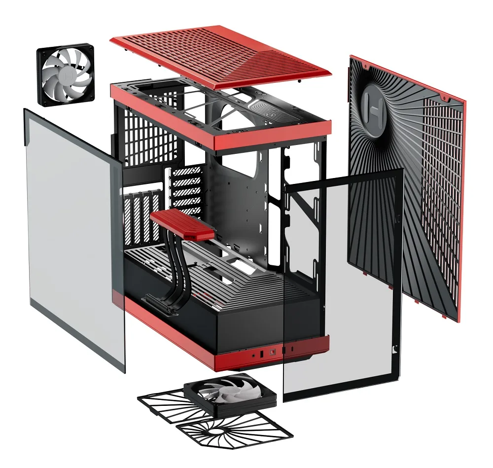 HYTE Y40 Mid-Tower ATX Case - Black 6