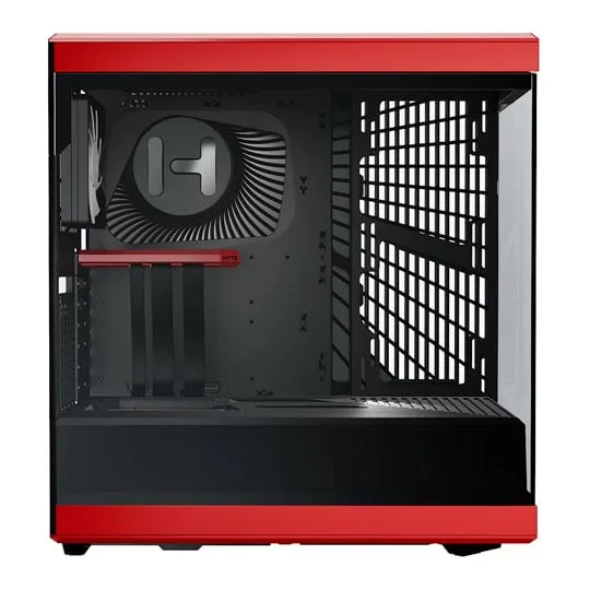 HYTE Y40 Red Panoramic Glass Mid-Tower ATX Case 2