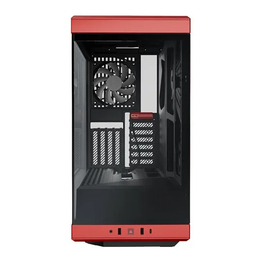 HYTE Y40 Red Panoramic Glass Mid-Tower ATX Case 3