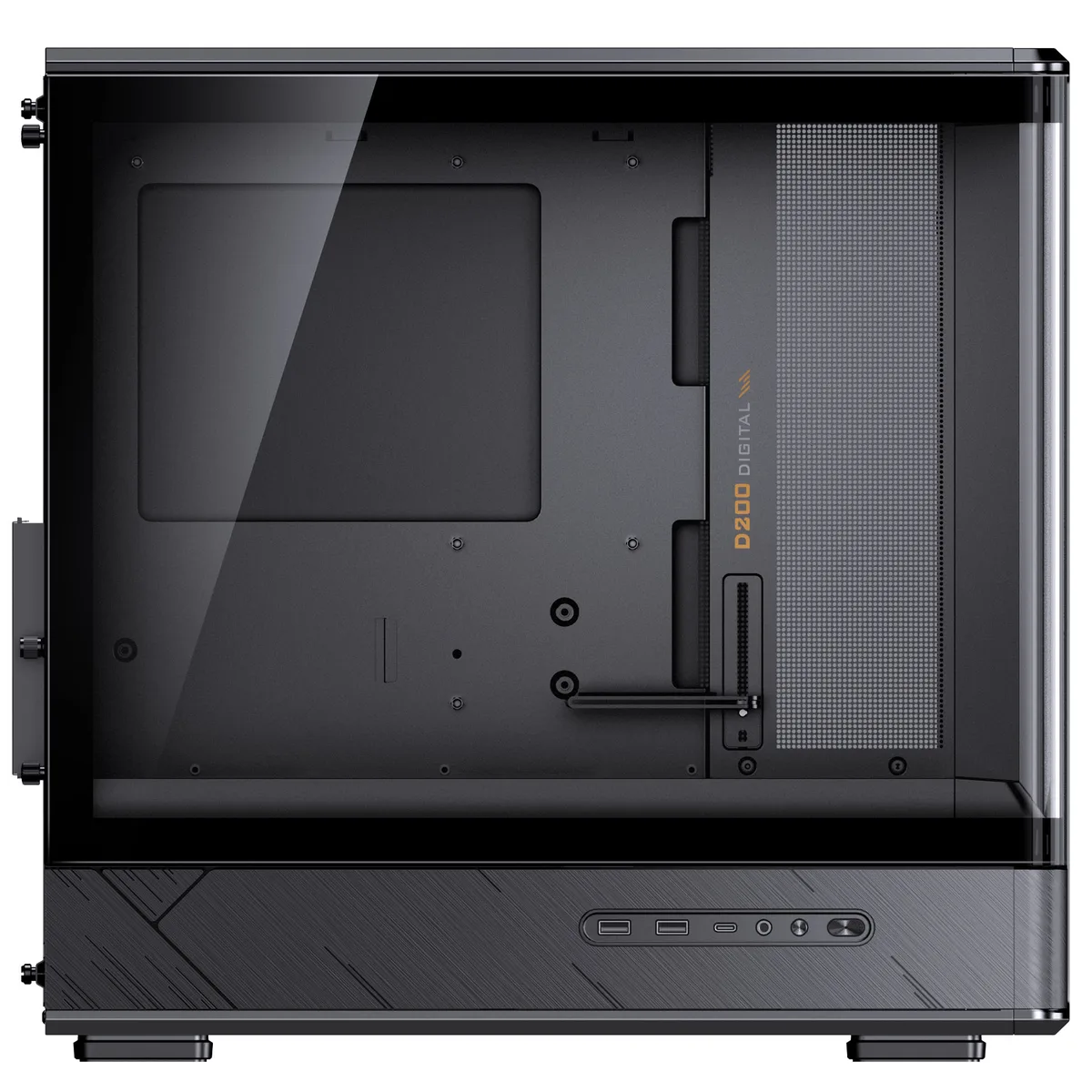 Jonsbo D200 Midi-Tower mATX Gaming Case - Black 11