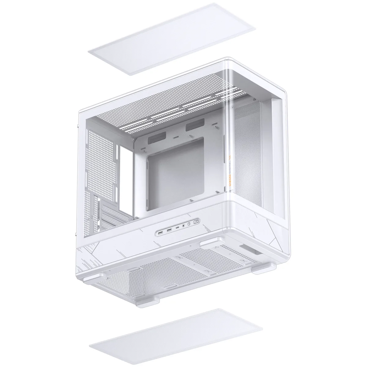 Jonsbo D200 Midi-Tower mATX Gaming Case - White 18