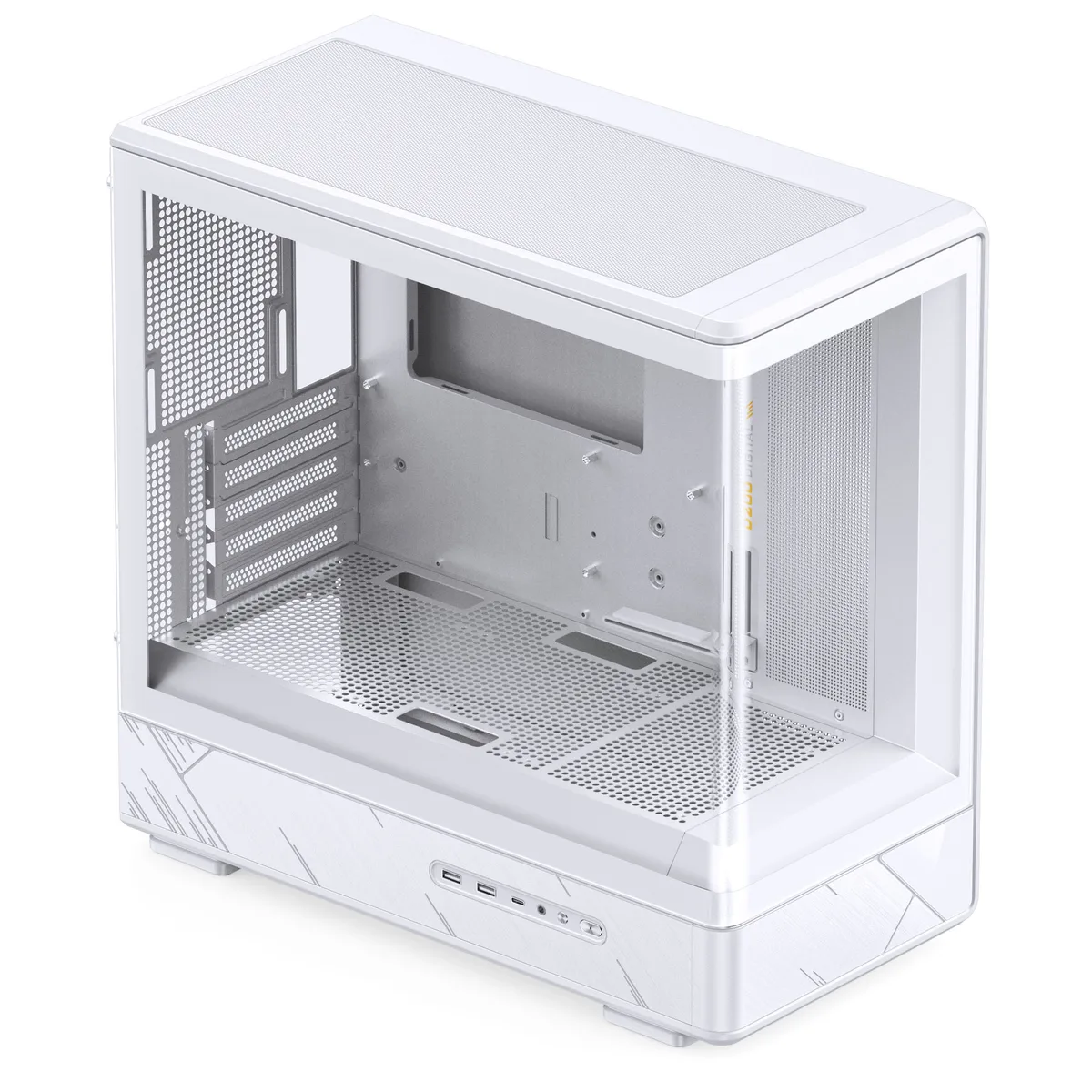 Jonsbo D200 Midi-Tower mATX Gaming Case - White 6