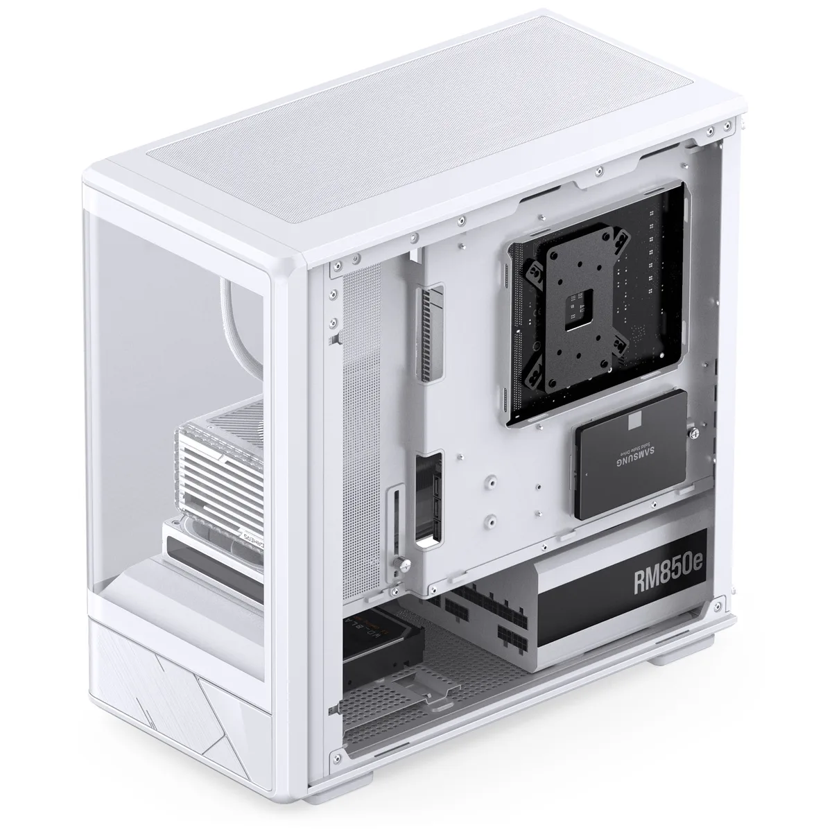Jonsbo D200 Midi-Tower mATX Gaming Case - White 10
