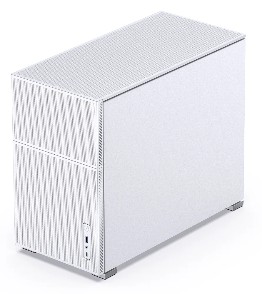 Jonsbo D31 Mesh Micro-ATX PC Case – White, Tempered Glass 4