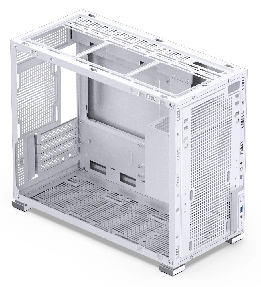 Jonsbo D31 Mesh Micro-ATX PC Case – White, Tempered Glass 9