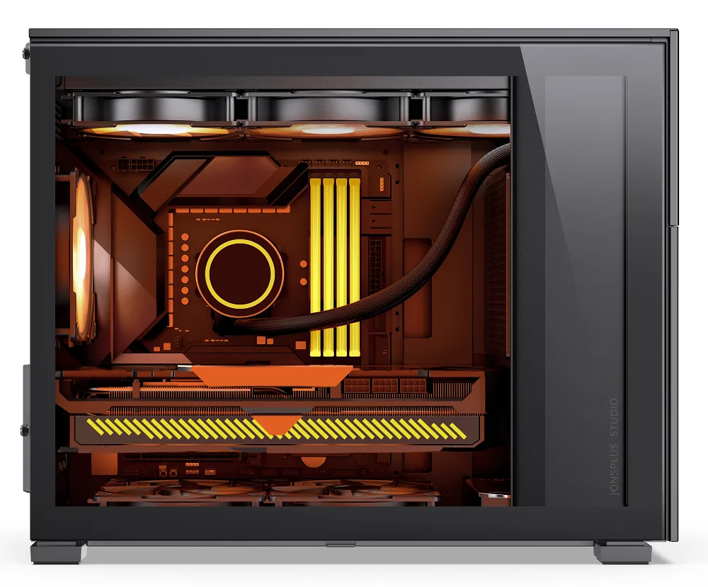 Jonsbo D31 Mesh Screen Micro-ATX PC Case – Black, Tempered Glass 3