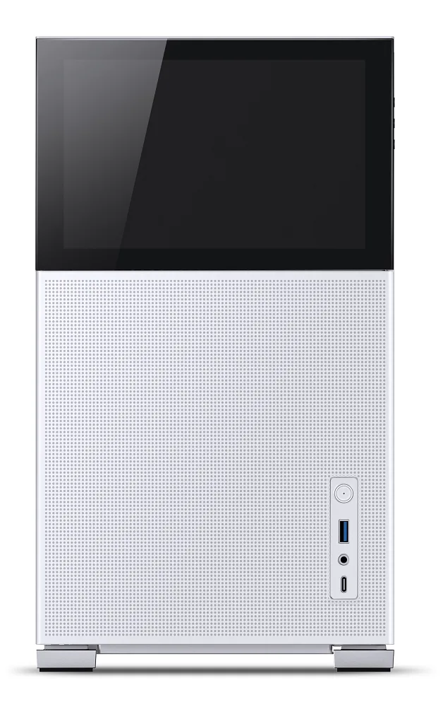 Jonsbo D31 Mesh Screen Micro-ATX PC Case – White, Tempered Glass 14