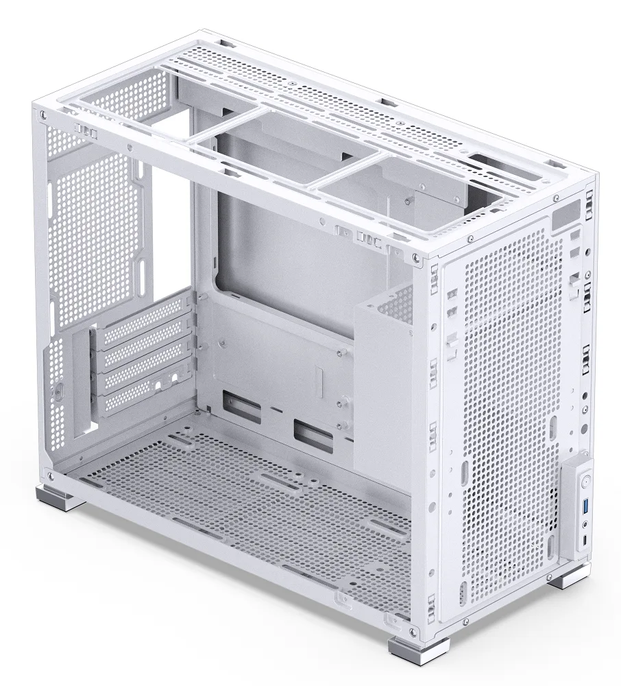 Jonsbo D31 Mesh Screen Micro-ATX PC Case – White, Tempered Glass 9
