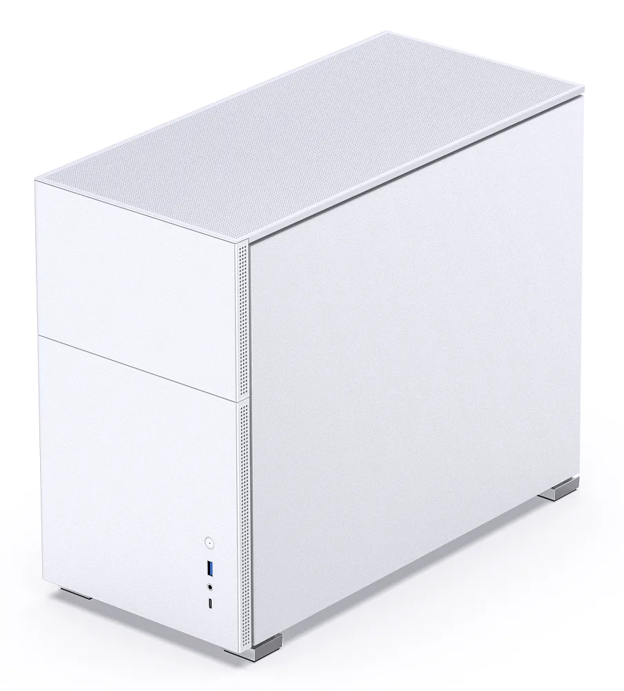Jonsbo D31 Standard Micro-ATX PC Case – White, Tempered Glass 4