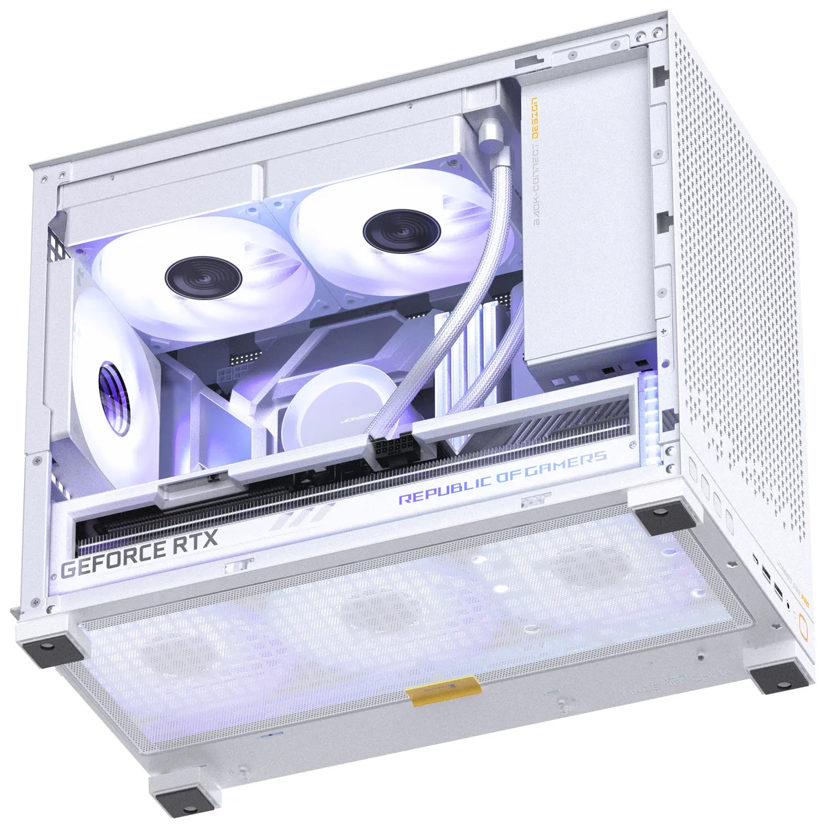 Jonsbo D32 PRO Mesh mATX, Mini Case - White 6