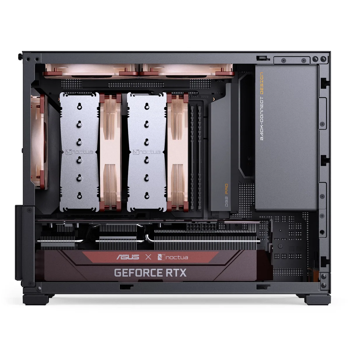 Jonsbo D32 PRO Tempered Glass mATX, Mini Case - Black 12