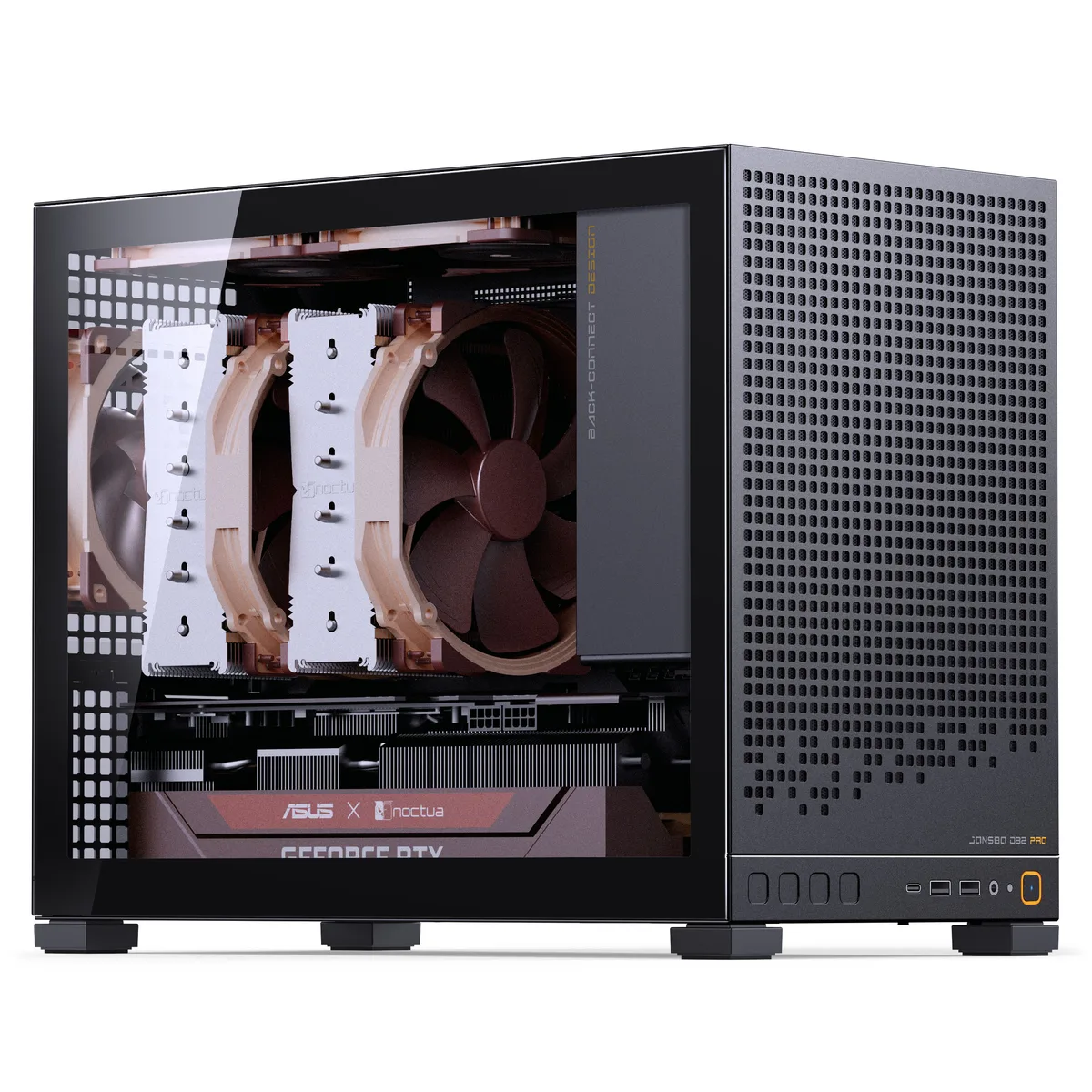 Jonsbo D32 PRO Tempered Glass mATX, Mini Case - Black 6