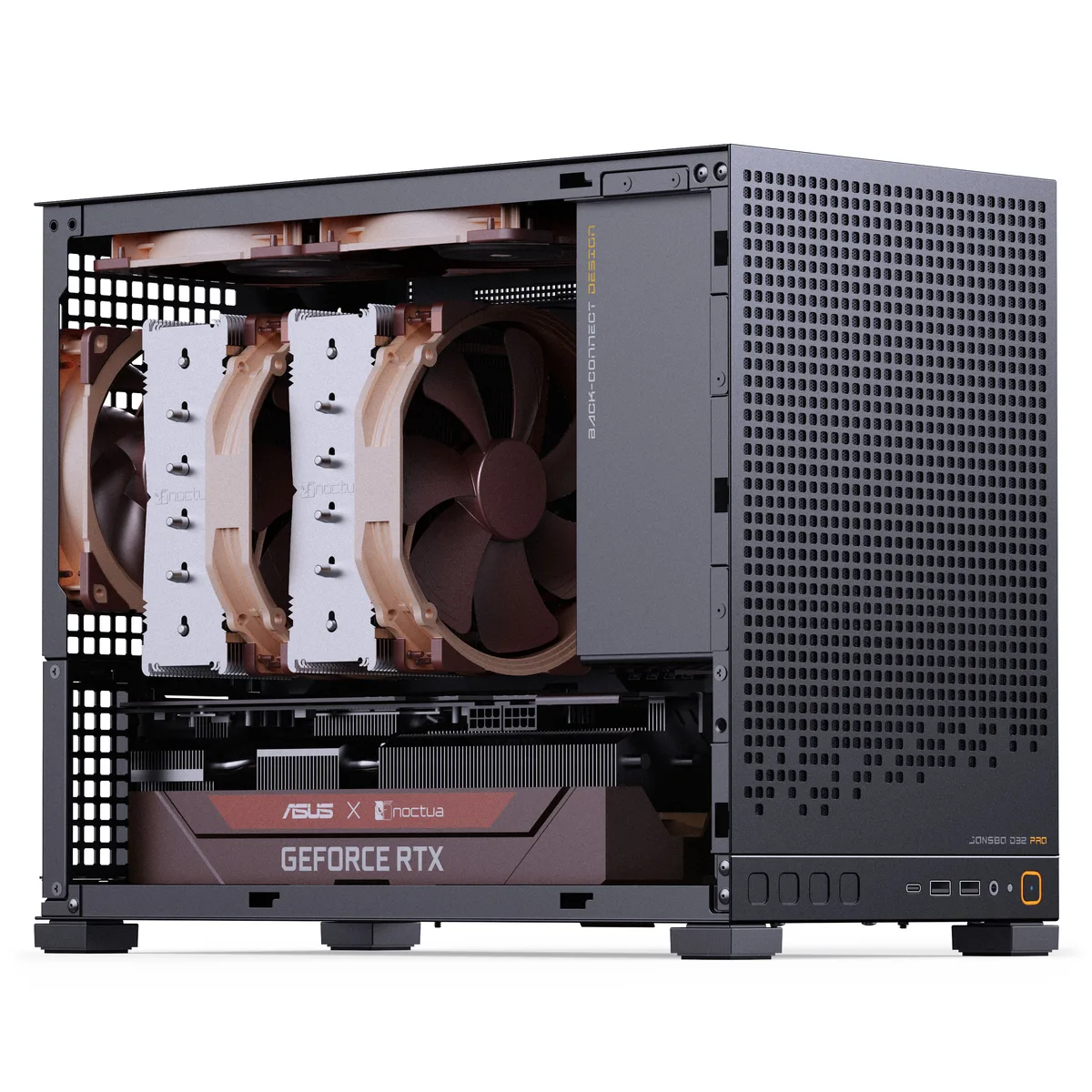 Jonsbo D32 PRO Tempered Glass mATX, Mini Case - Black 7