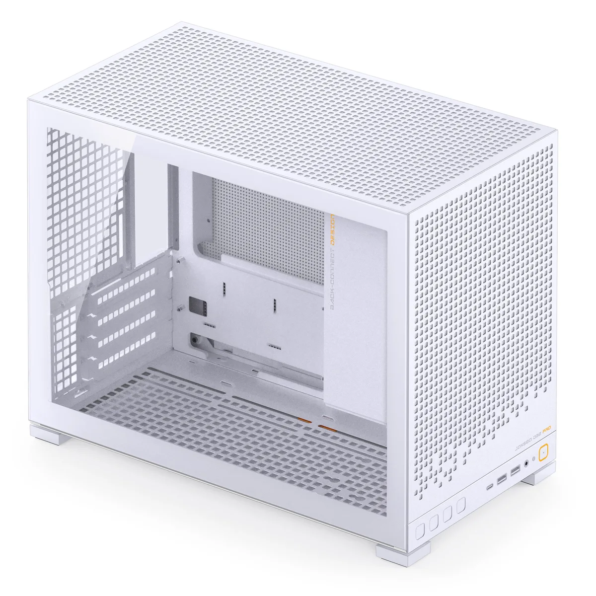 Jonsbo D32 PRO Tempered Glass mATX, Mini Case - White 2
