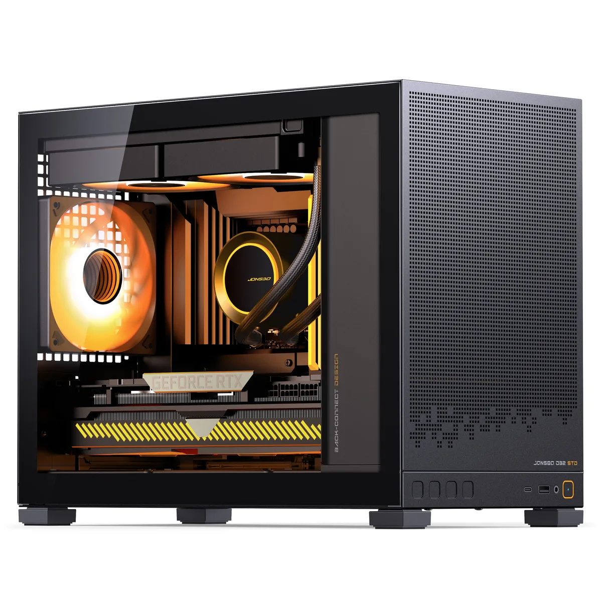 Jonsbo D32 STD Tempered Glass mATX, Mini Case - Black 5