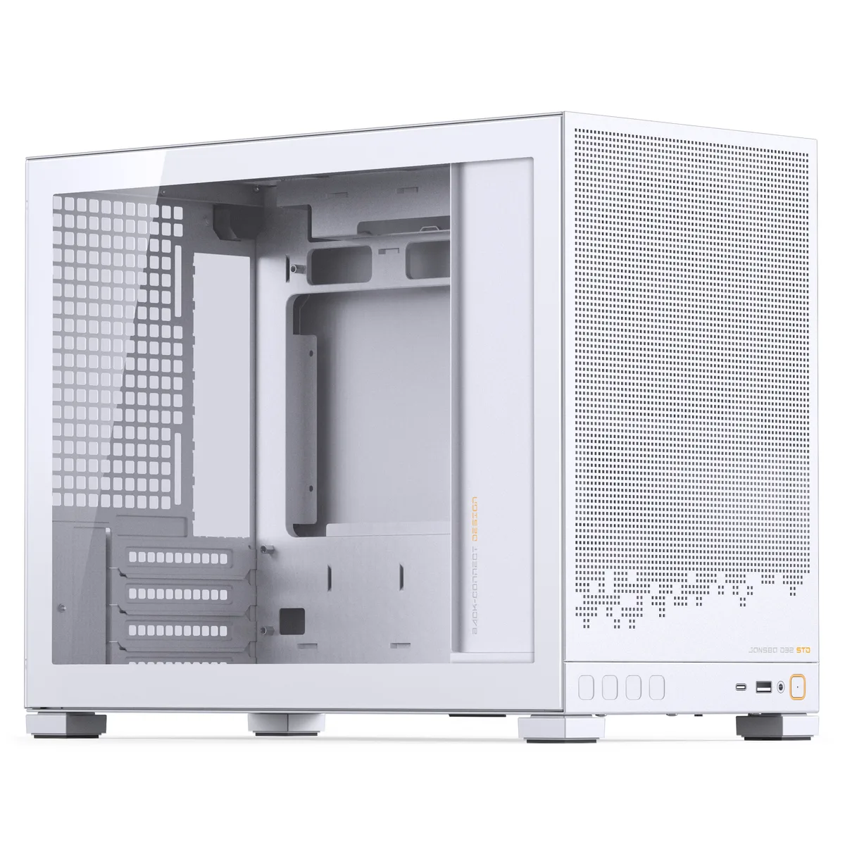 Jonsbo D32 STD Tempered Glass mATX, Mini Case - White
