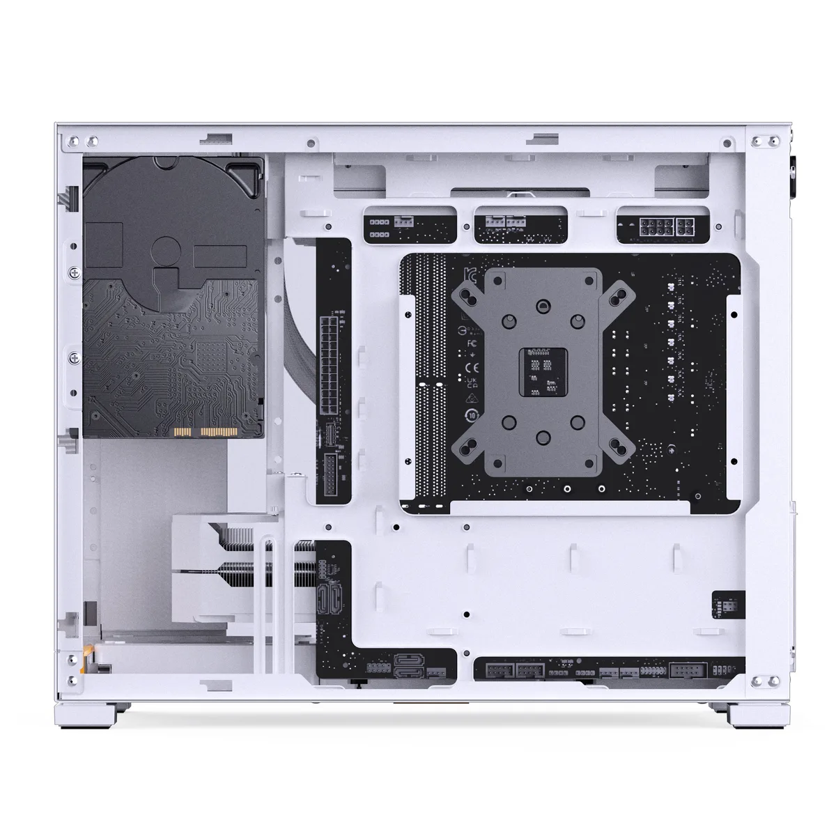 Jonsbo D32 STD Tempered Glass mATX, Mini Case - White 13