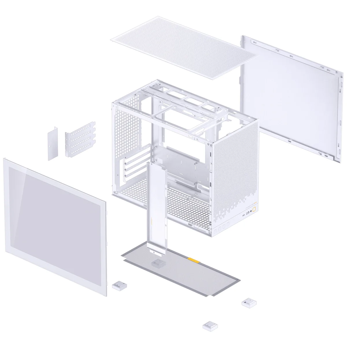 Jonsbo D32 STD Tempered Glass mATX, Mini Case - White 14