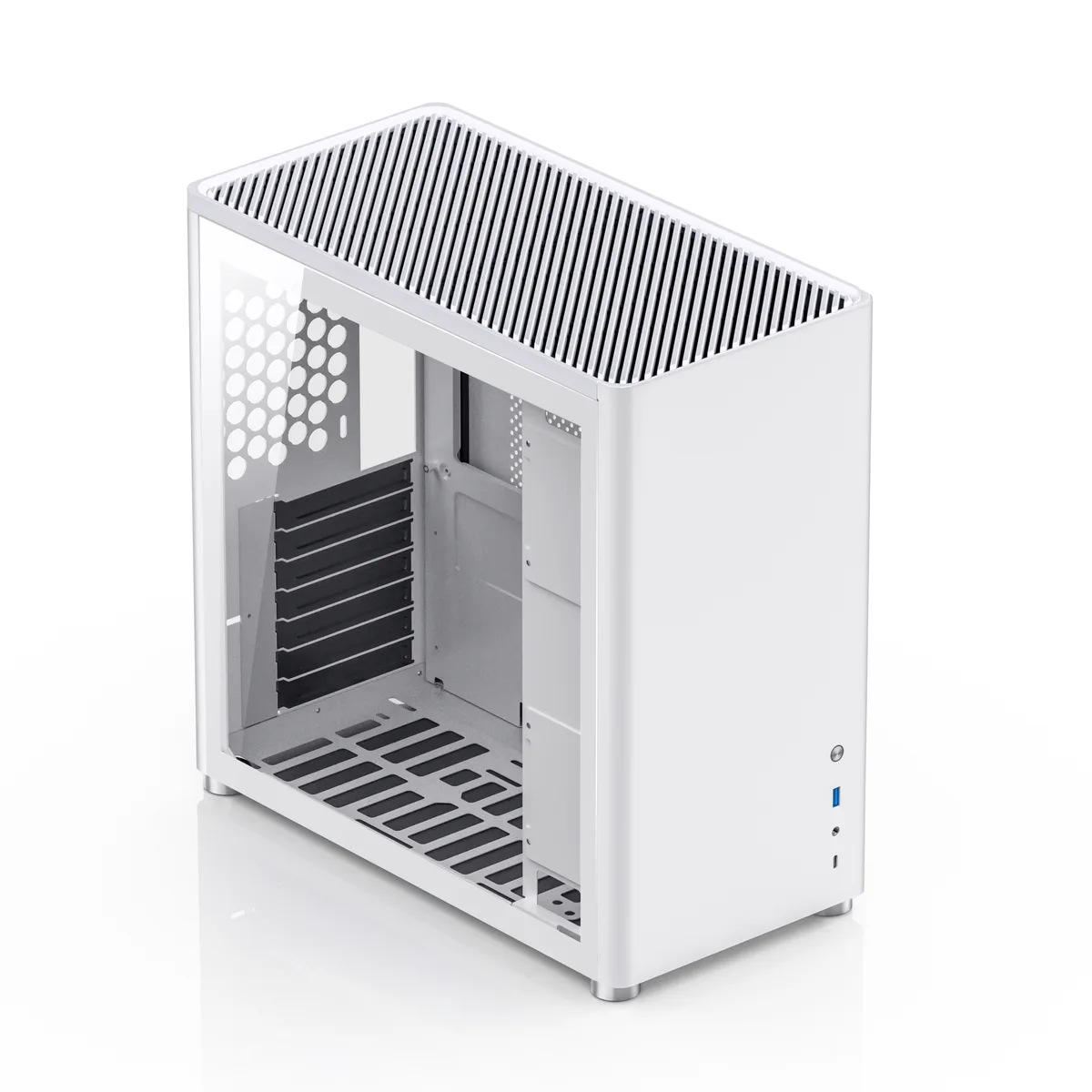 Jonsbo D40 ATX PC Case – White