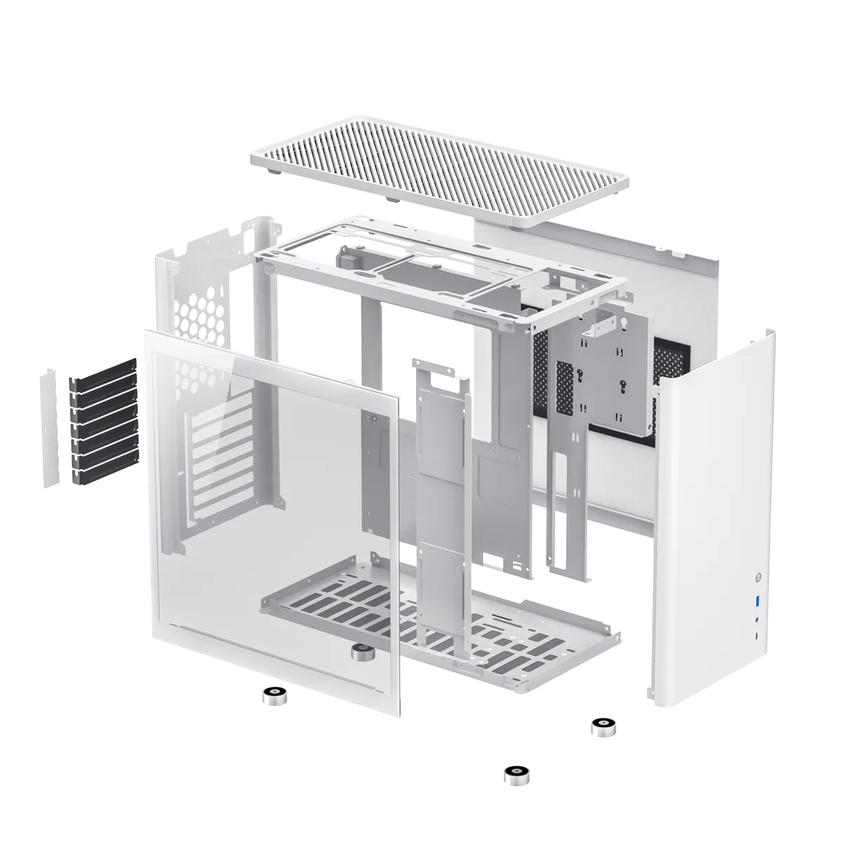 Jonsbo D40 ATX PC Case – White 13