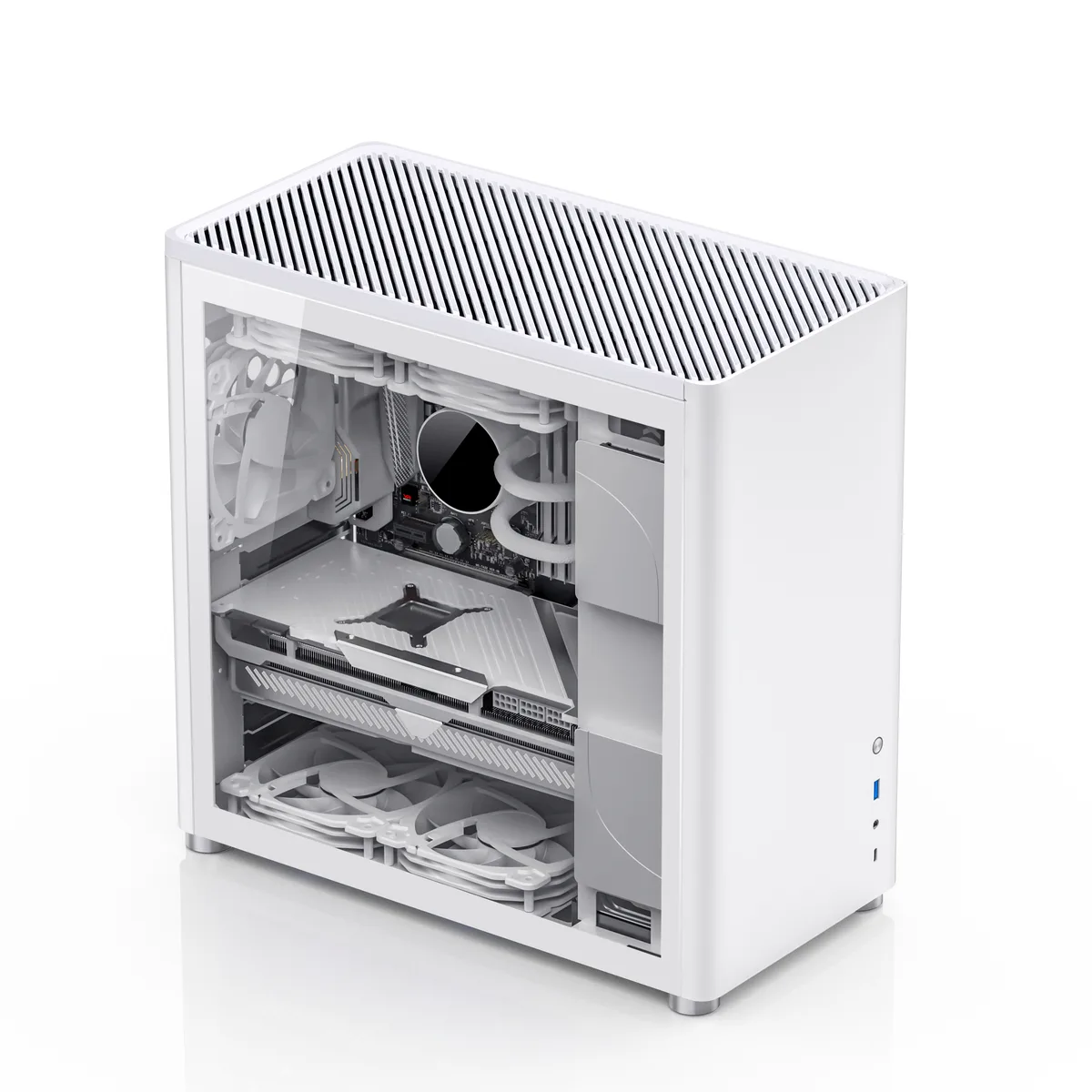 Jonsbo D40 ATX PC Case – White 3
