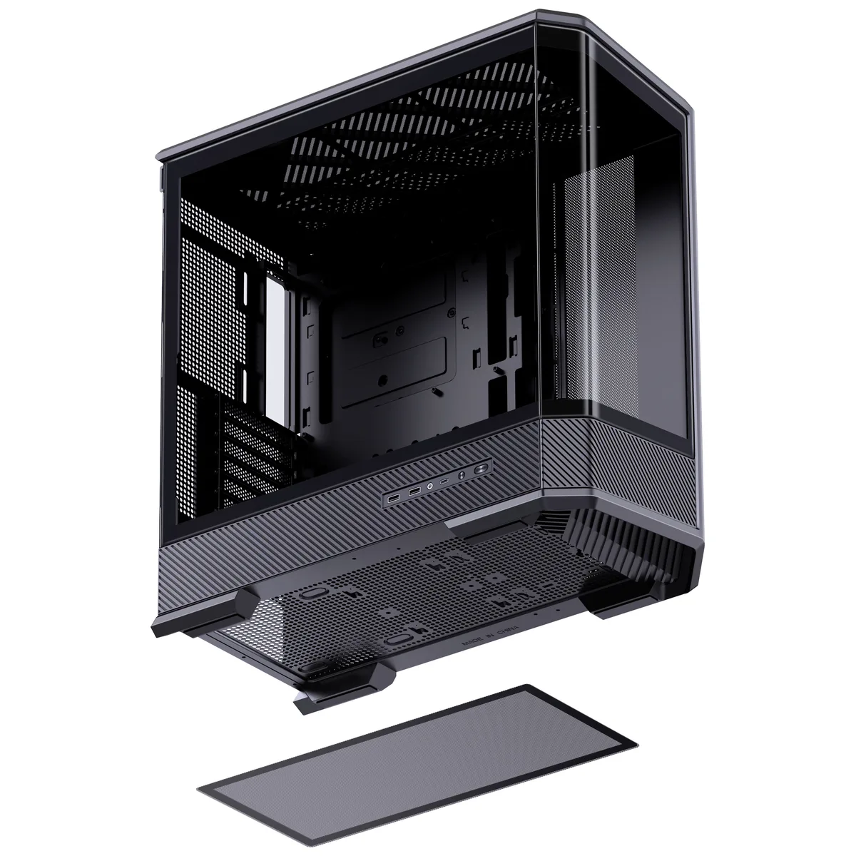 Jonsbo D400 Mid-Tower, ATX, Tempered Glass - Black 19