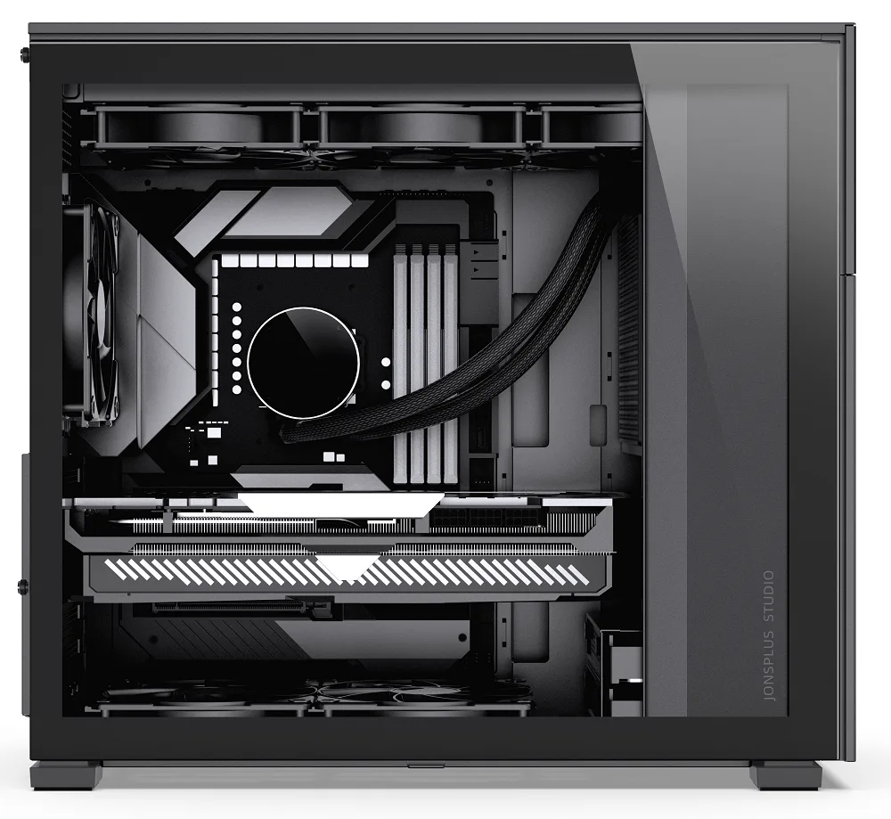 Jonsbo D41 Mesh Screen ATX PC Case – Black, Tempered Glass 4