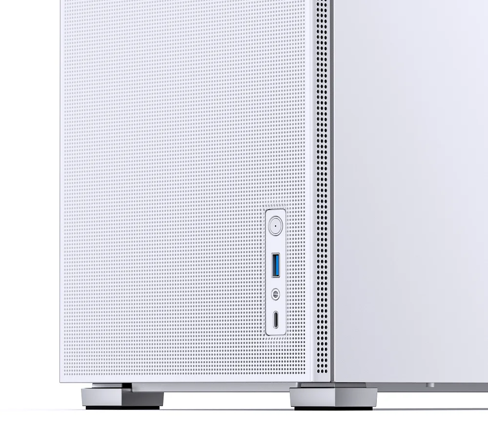 Jonsbo D41 Mesh Screen ATX PC Case – White, Tempered Glass 13