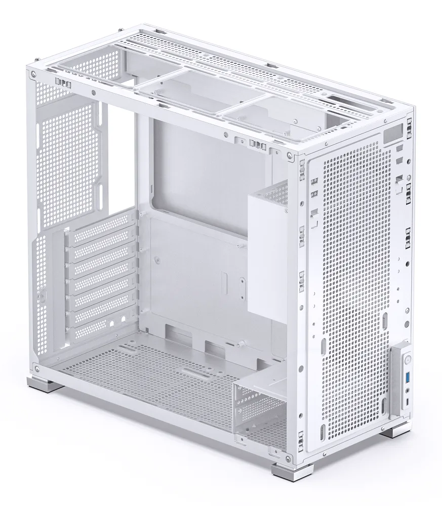 Jonsbo D41 Mesh Screen ATX PC Case – White, Tempered Glass 15