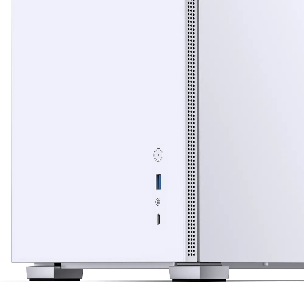 Jonsbo D41 Standard Screen ATX PC Case – White, Tempered Glass 9