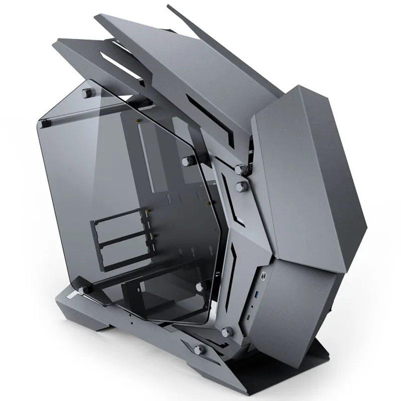 Jonsbo MOD-3 Mini Micro-ATX PC Showcase – White Tempered Glass 2