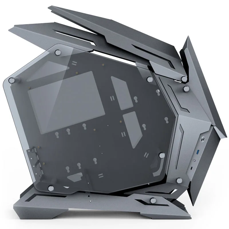 Jonsbo MOD-3 Mini Micro-ATX PC Showcase – White Tempered Glass 6