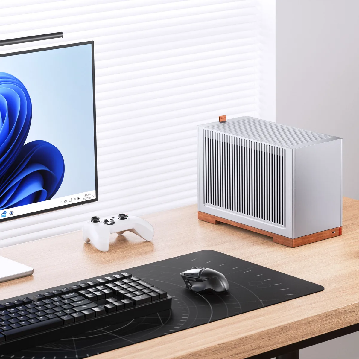 Jonsbo T9 Mini-ITX SFF Case - PCIe 5.0 - Silver 2