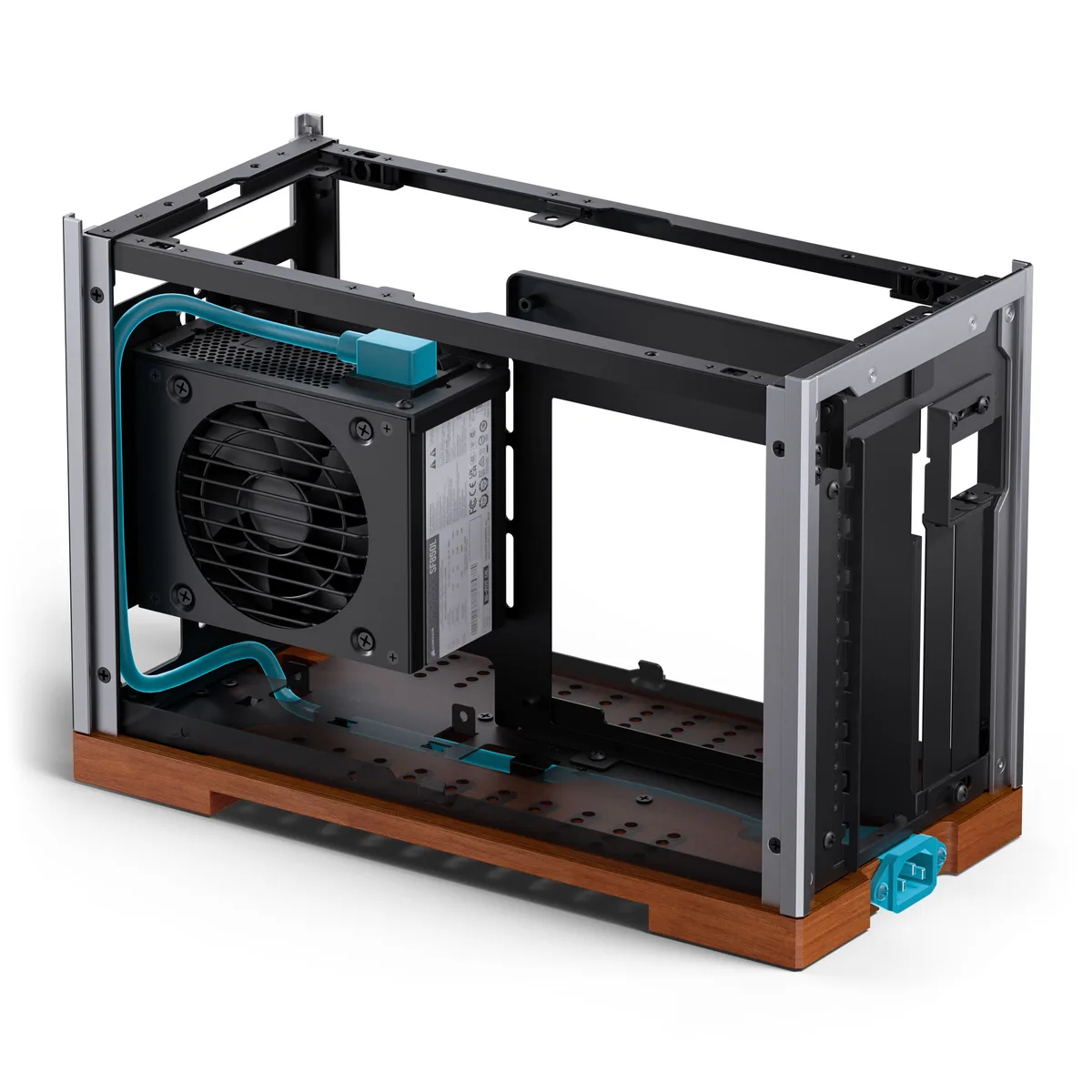 Jonsbo T9 Mini-ITX SFF Case - PCIe 5.0 - Silver 11