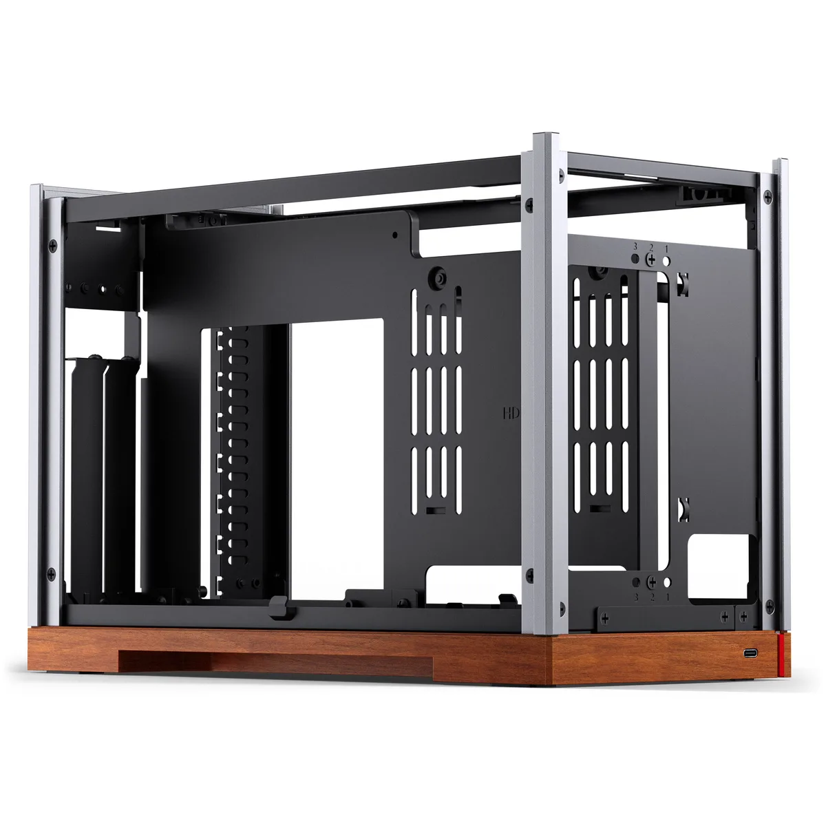 Jonsbo T9 Mini-ITX SFF Case - PCIe 5.0 - Silver 15