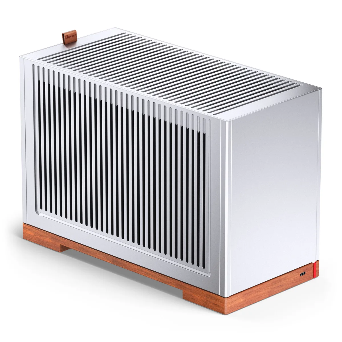 Jonsbo T9 Mini-ITX SFF Case - PCIe 5.0 - Silver 3