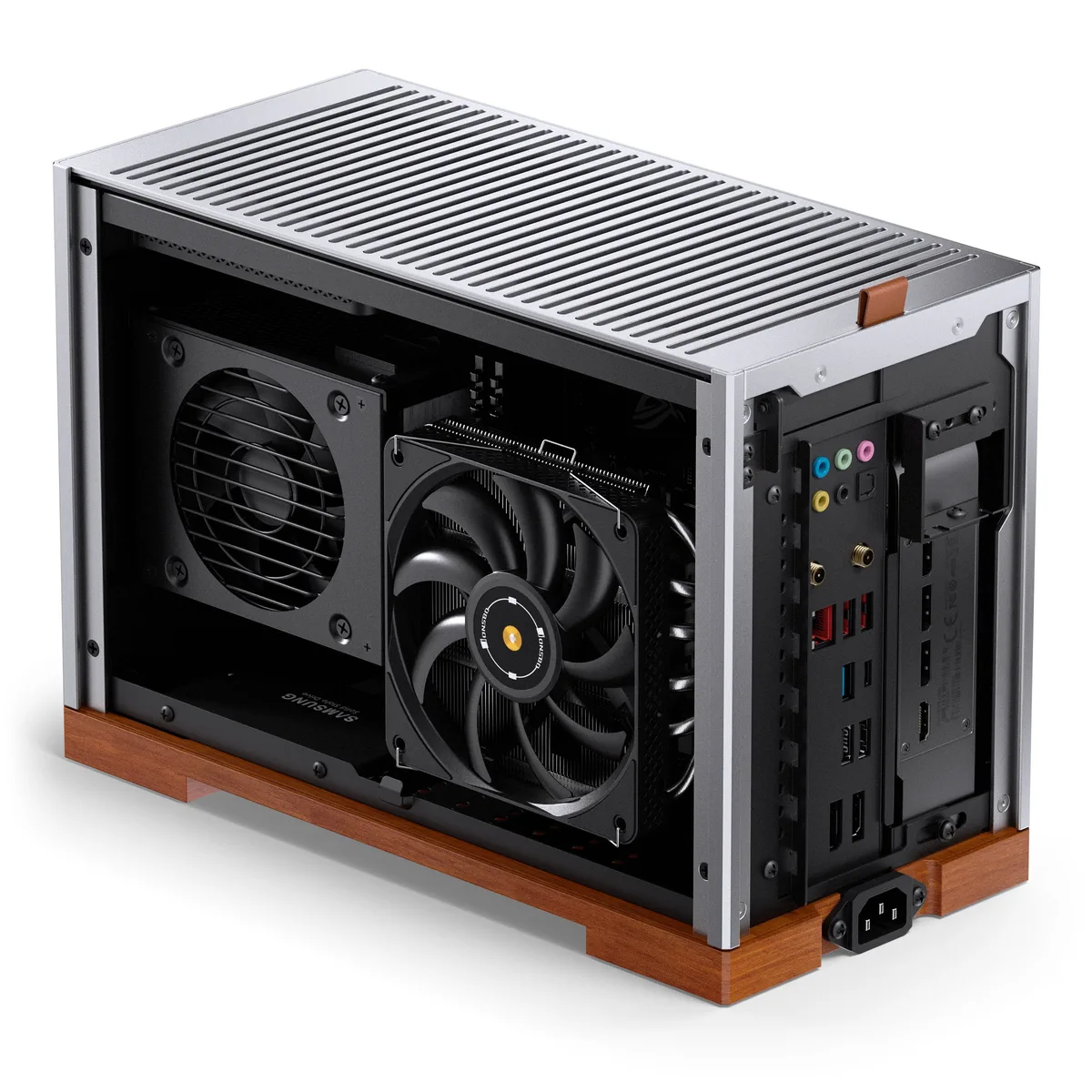 Jonsbo T9 Mini-ITX SFF Case - PCIe 5.0 - Silver 8
