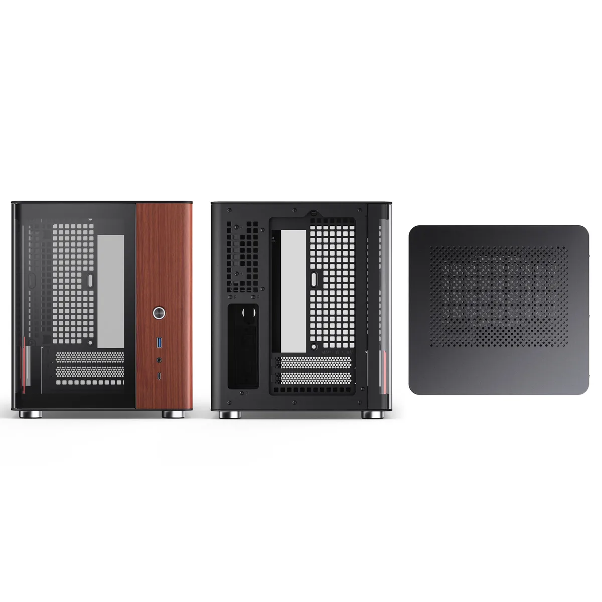 Jonsbo TK-0 Mini-ITX Case Tempered Glass - Black 11