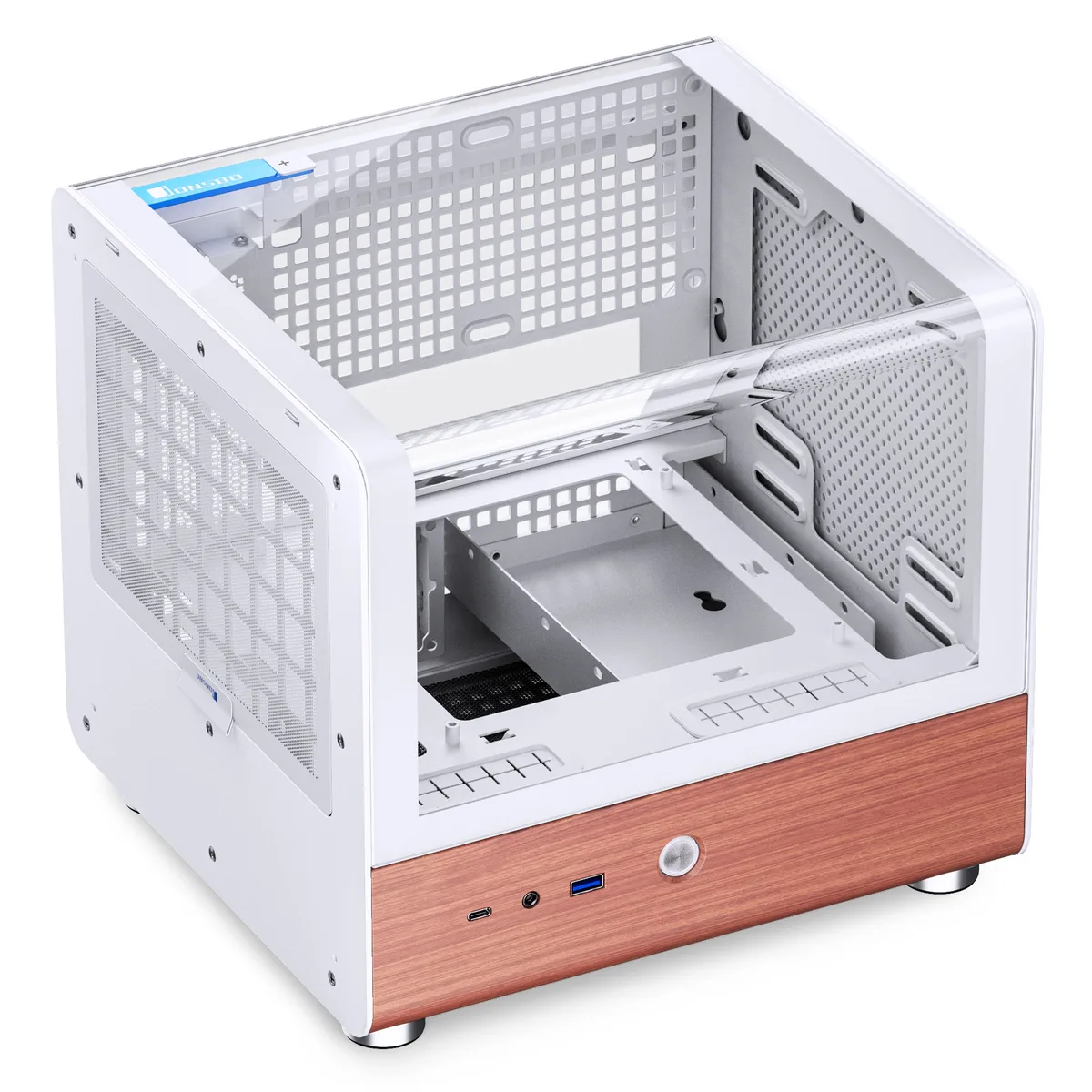 Jonsbo TK-0 Mini-ITX Case Tempered Glass - White 5