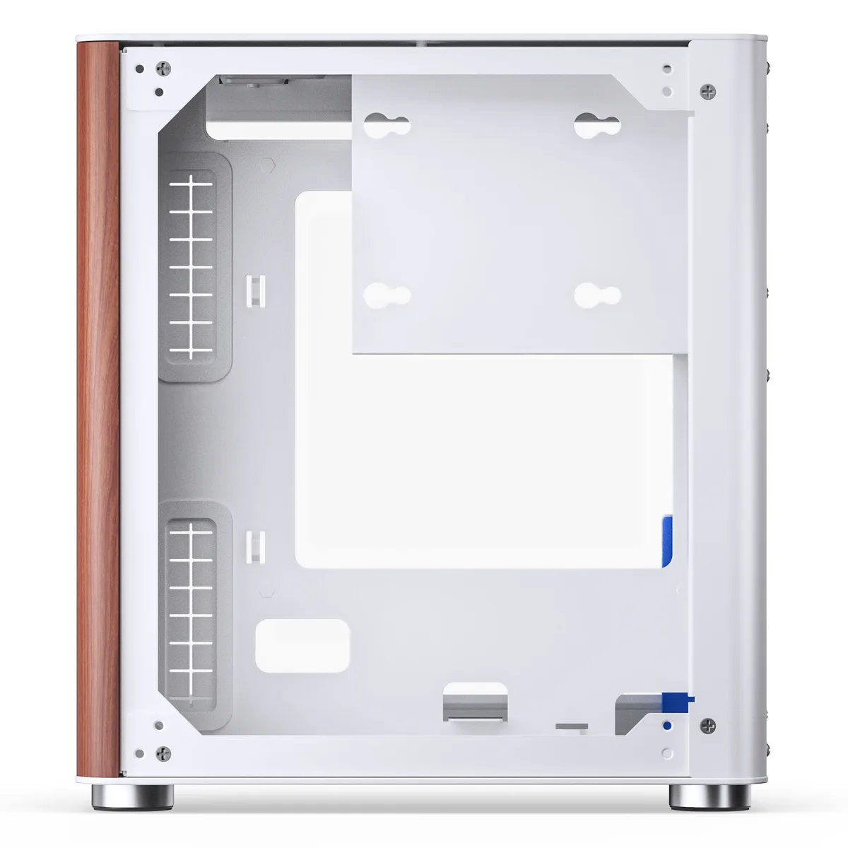 Jonsbo TK-0 Mini-ITX Case Tempered Glass - White 9