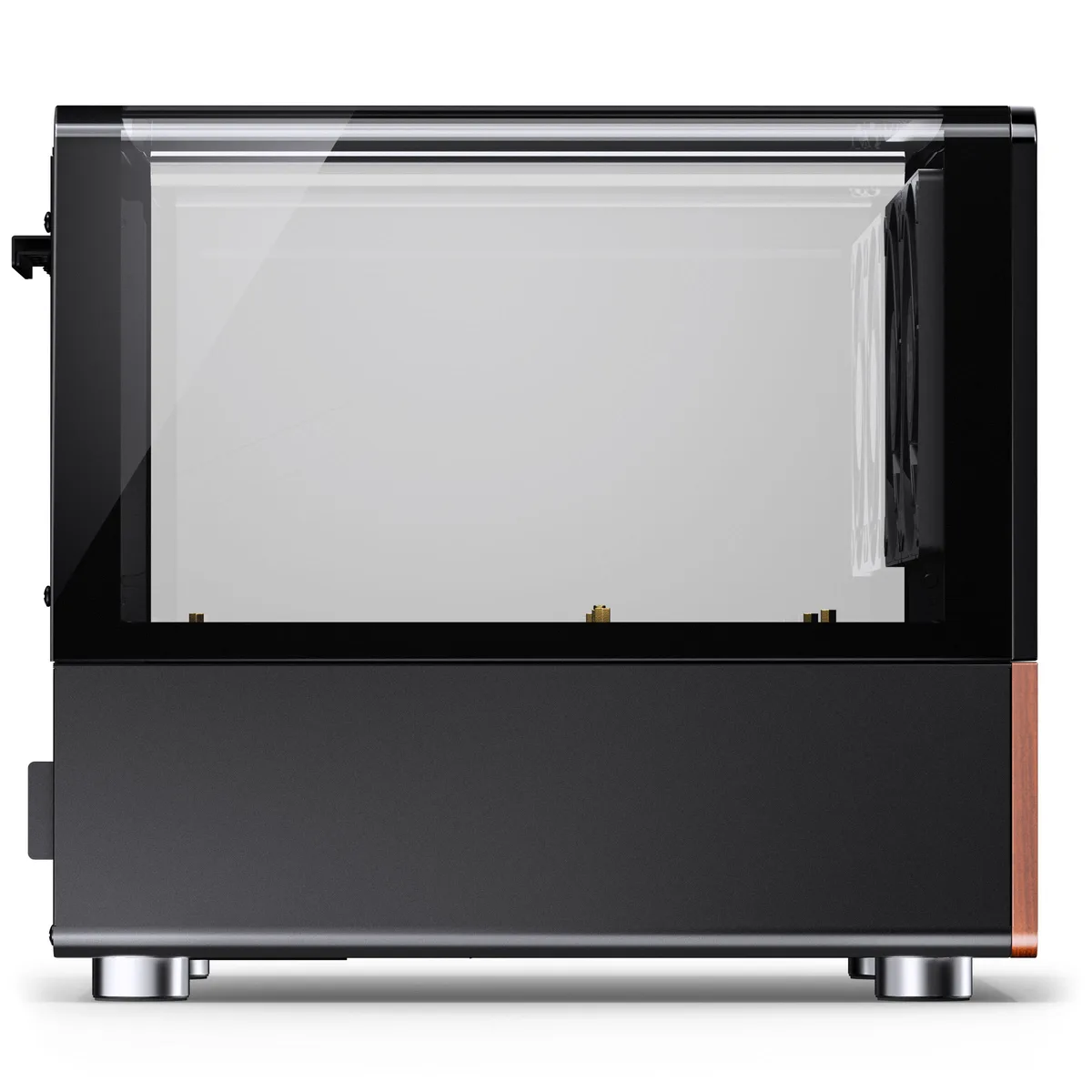 Jonsbo V12 Micro-ATX Panoramic Mini-Tower Case - Black 12