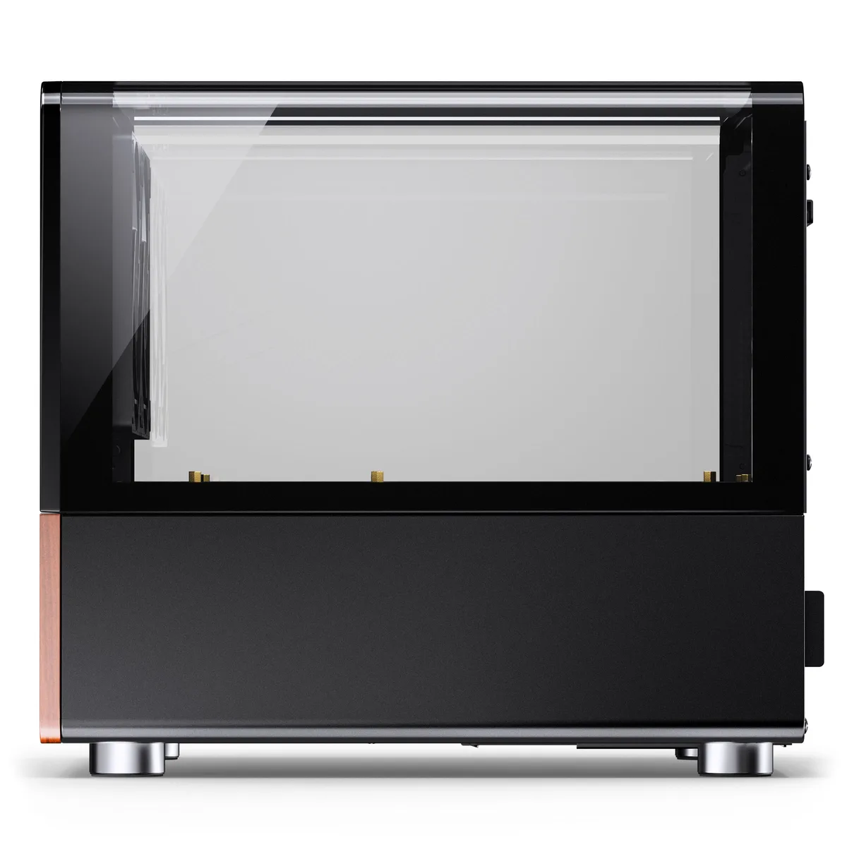 Jonsbo V12 Micro-ATX Panoramic Mini-Tower Case - Black 14