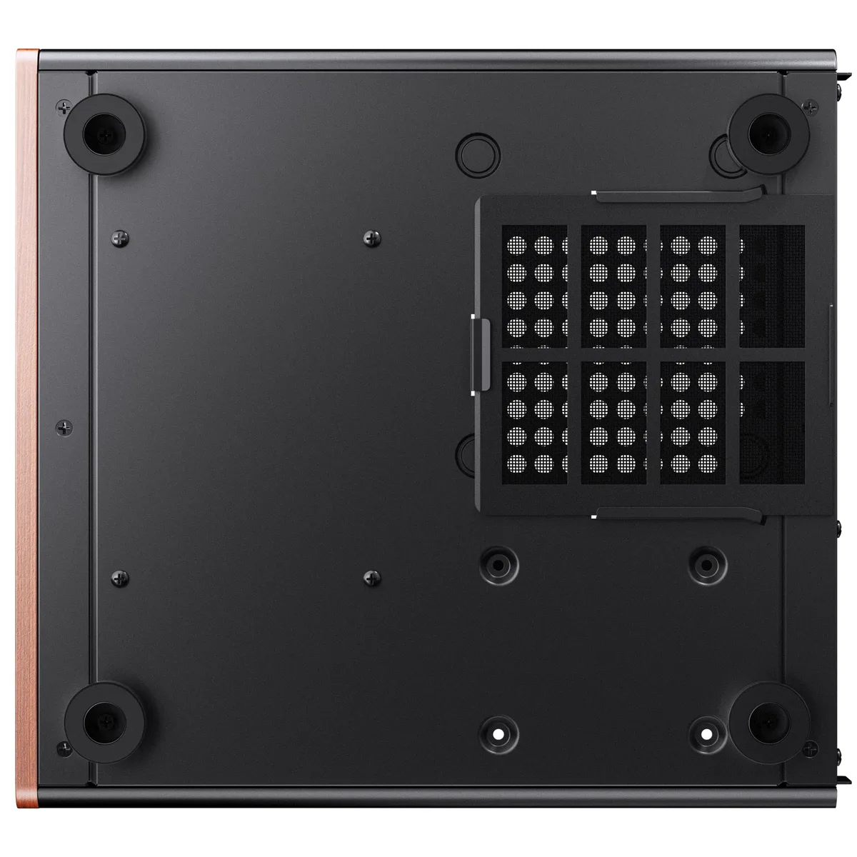 Jonsbo V12 Micro-ATX Panoramic Mini-Tower Case - Black 17