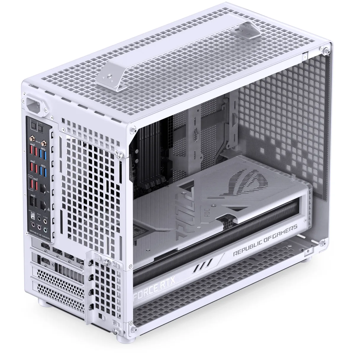 Jonsplus Z20 Mesh, Mini Tower, Micro-ATX - White 3