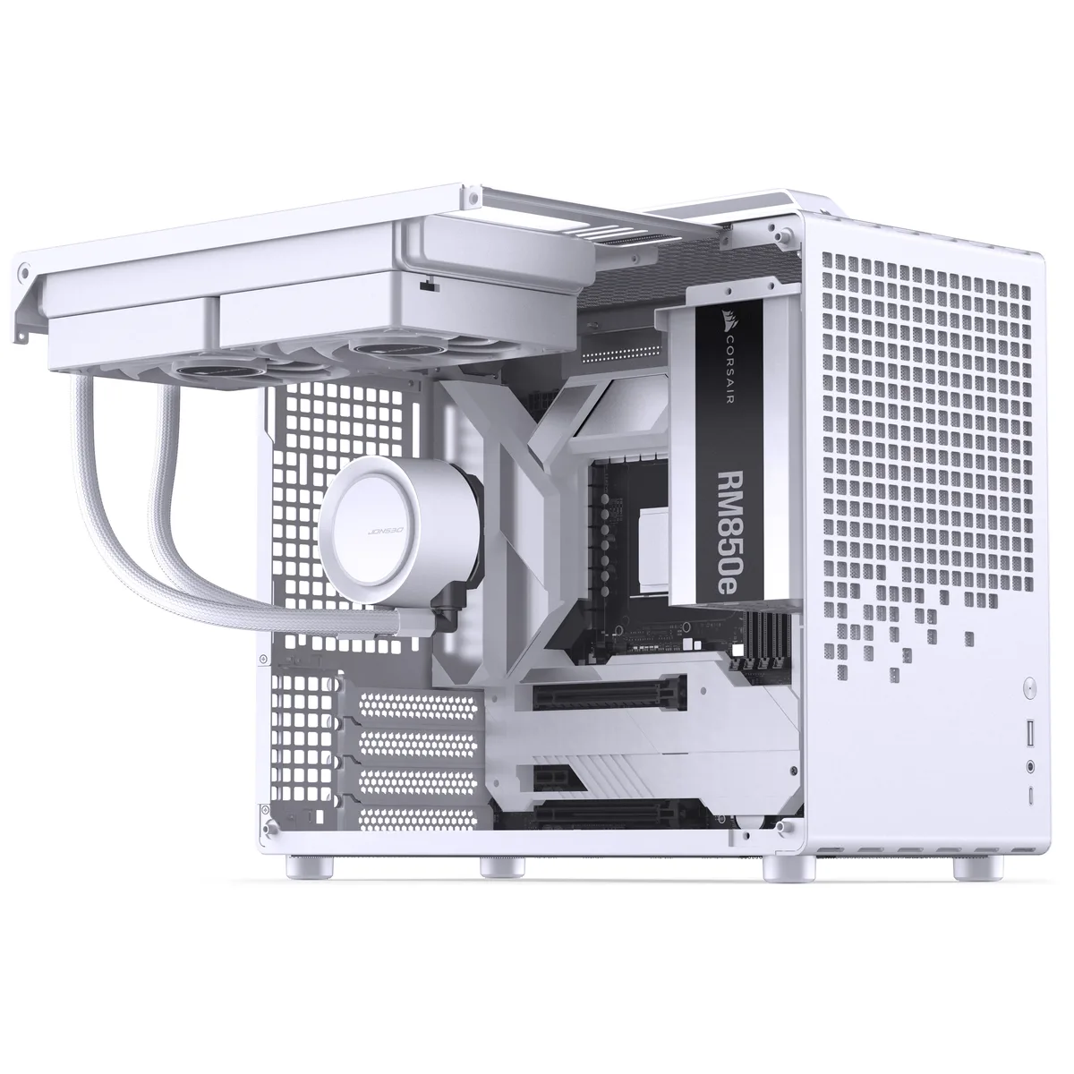Jonsplus Z20 Mesh, Mini Tower, Micro-ATX - White 4