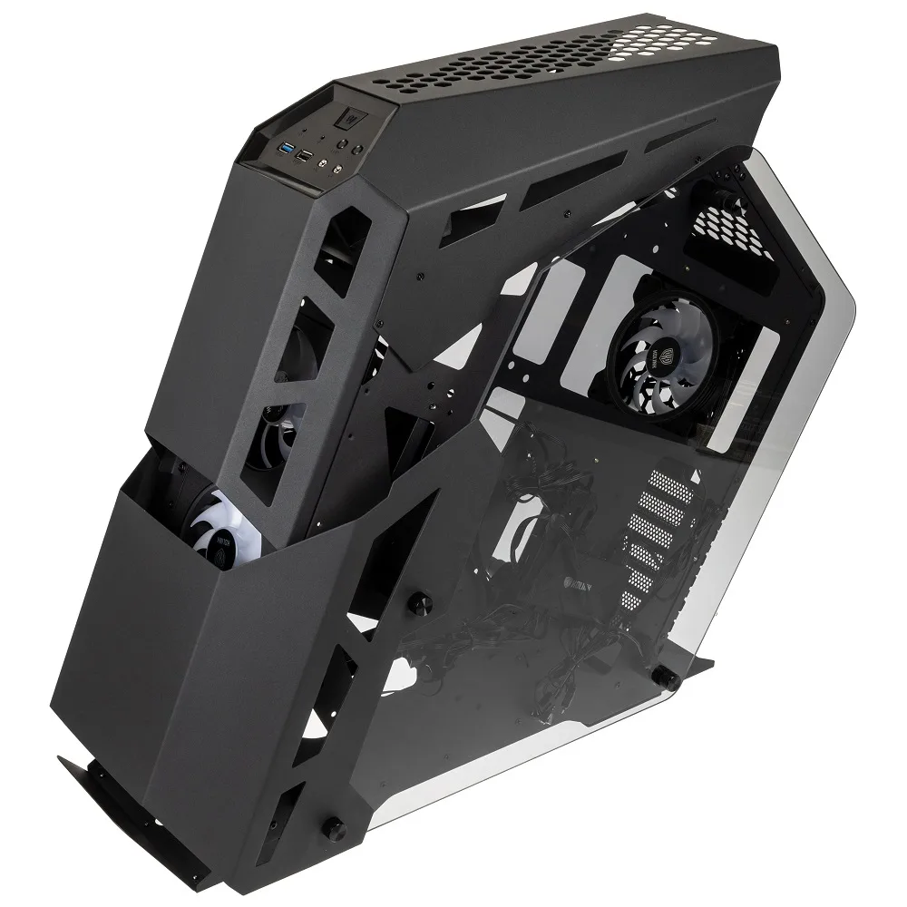 Kolink Big Chungus Shredded Edition Midi Tower ARGB Showcase - Black 3