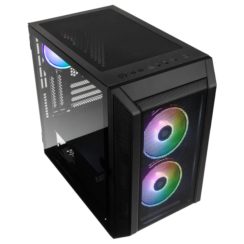 Kolink Citadel Mesh RGB Micro-ATX Case - Black 10